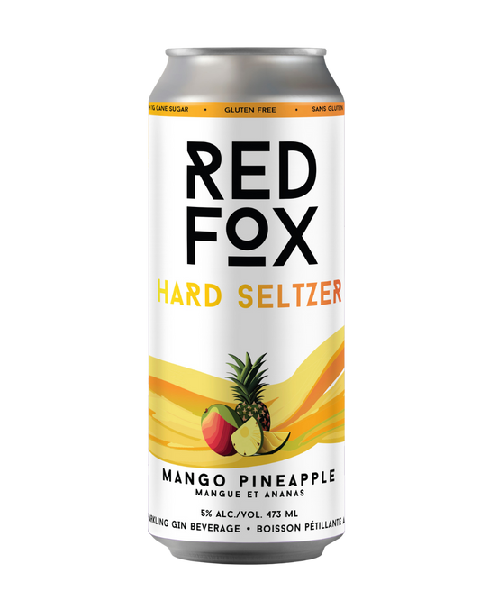 Red Fox Mango Pineapple Gin Seltzer